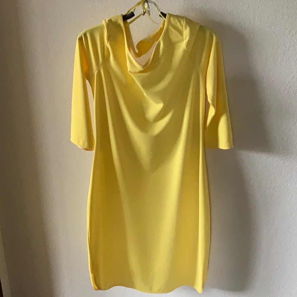Yellow Banana Republic dress
